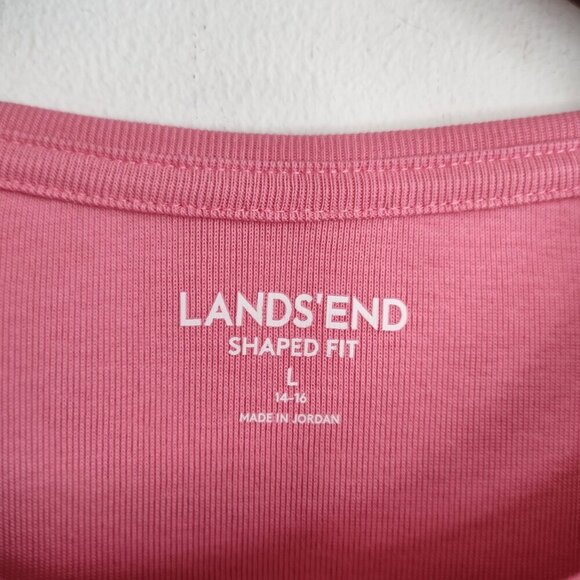 Ladies SZ L Lands" End Cotton T-Shirt Bundle - Picture 4 of 10